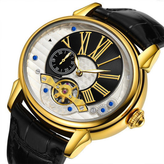 Men’s Luxury Flying Tourbillon Waterproof Automatic Mechanical Wristwatch