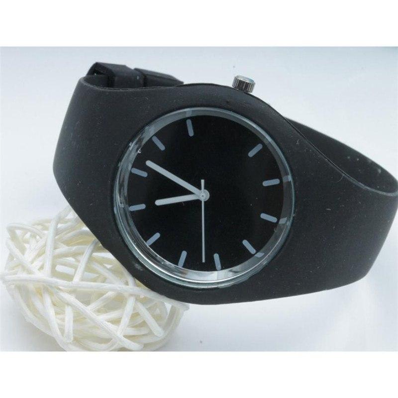 New Fashion Sports Outdoor Silicone Black Candy-Color Watches