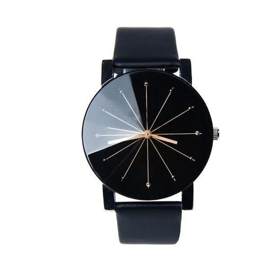 Brand New Luxury PU Leather Dial Hour Analog Wrist Watch