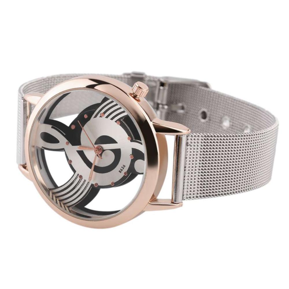 Creative Design Music Note Pattern Elegance Wristwatches Casual Women Watches