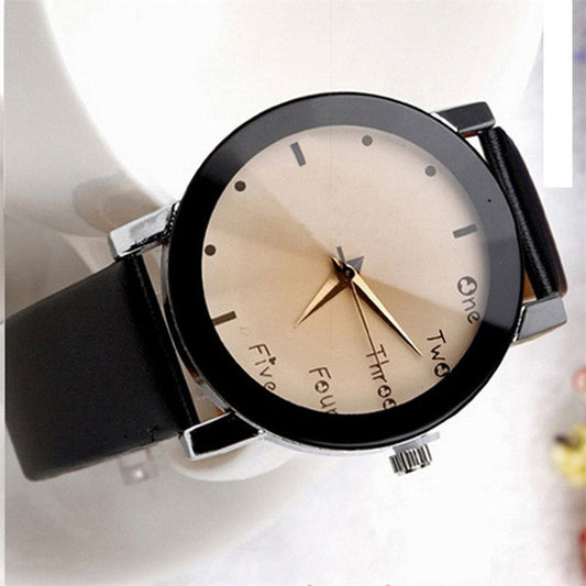 Black Women’s Fashion Analog Quartz Wrist Watch Casual Leather Most Selling Watch Accessory For Gifts